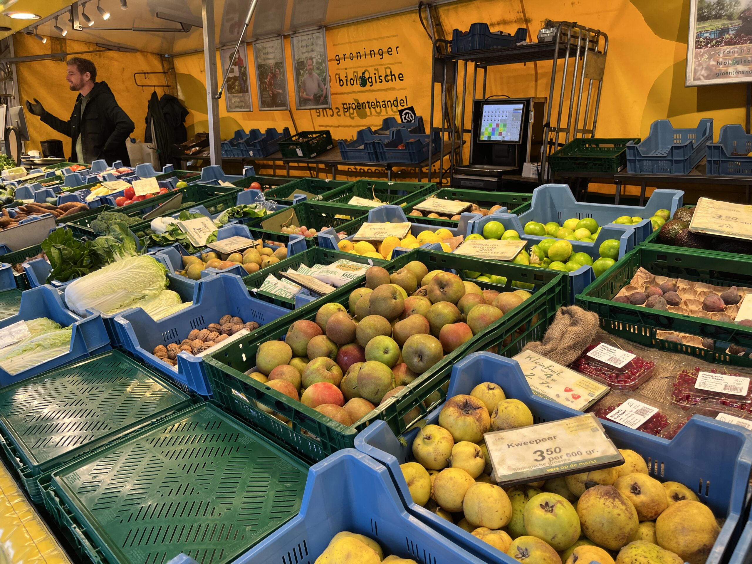 Marktondernemer Groninger Biologische Groentehandel